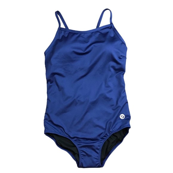 Baleaf Laureate Open Back One-Piece Swimsuit Womens Size 36 (M) Navy UPF 50+ NEW - Picture 1 of 14
